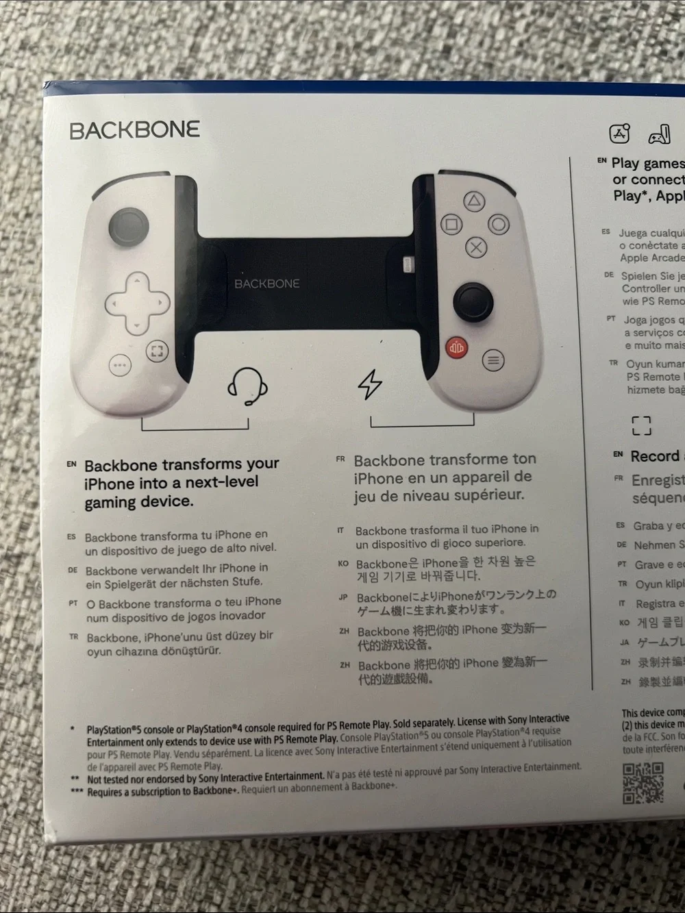 Sony PlayStation Backbone Mobile Controller – White
